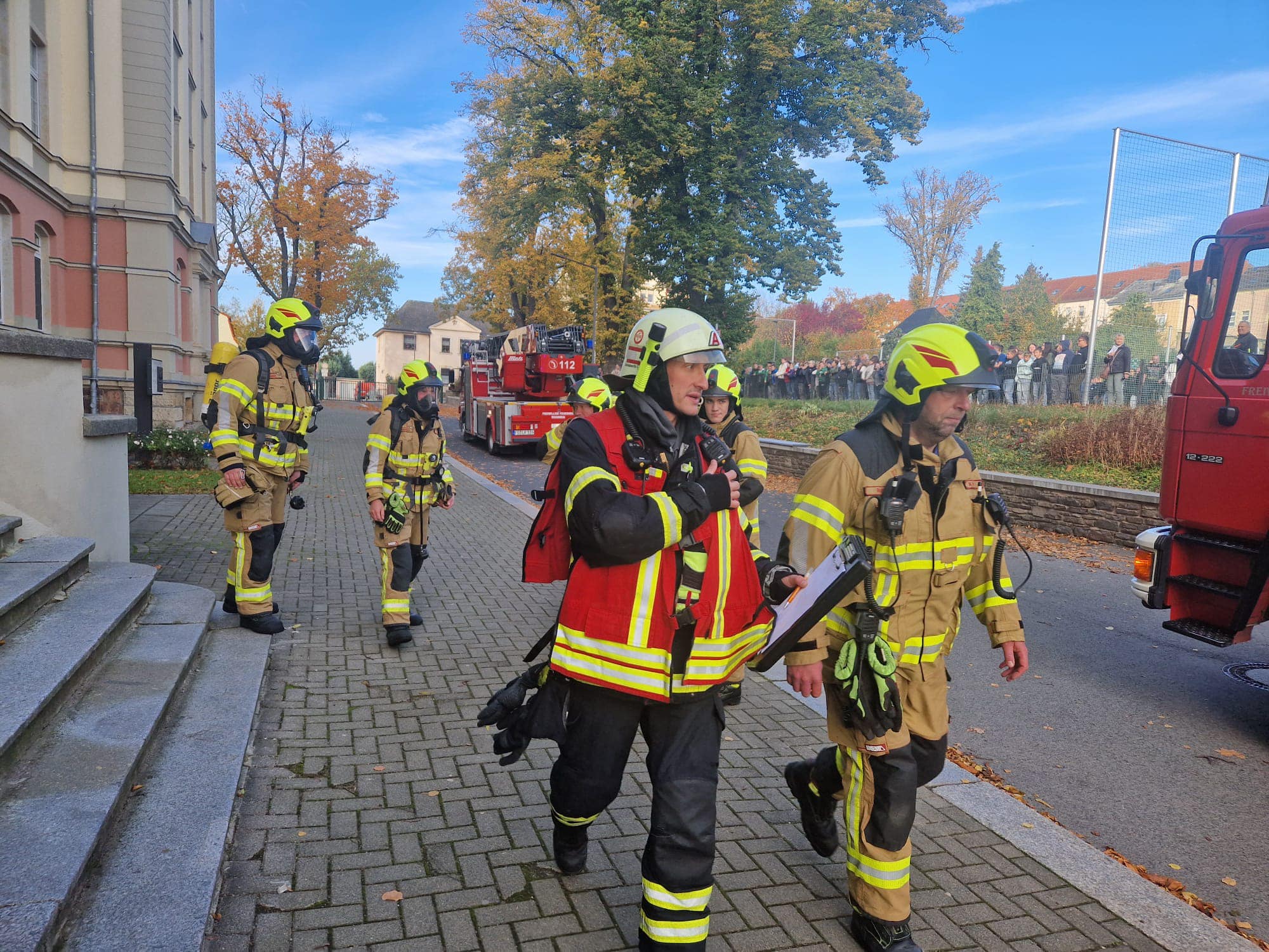 Foto: Einsatzübung Oberschule Roßwein