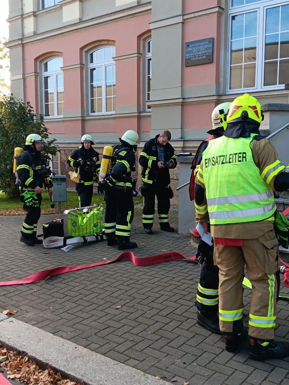 Foto: Einsatzübung Oberschule Roßwein