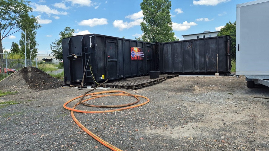 Foto: Ausbildung Brandcontainer
