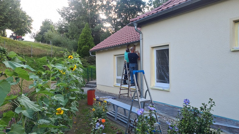 Foto: Arbeitseinsatz am Gerätehaus 2022