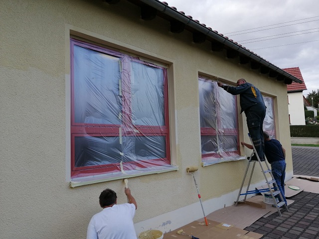 Foto: Arbeitseinsatz am Gerätehaus 2022