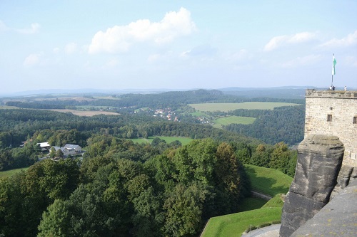 Foto: Aussicht von der Festung Königstein