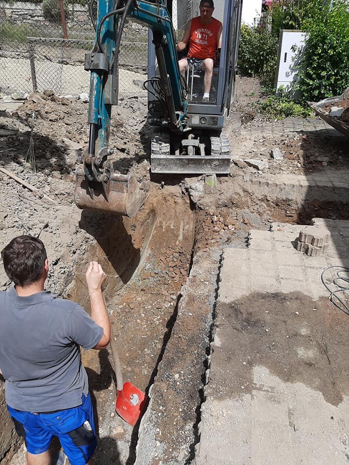 Foto: Anbau Fahrzeughalle 24.+25.7.2020