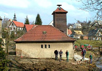 Foto: Außenansicht Depot vor Baubeginn