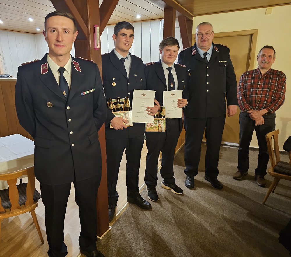 Foto: JHV 14.3.25 Beföderung Hauptfeuerwehrmann